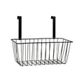 thumbnail image 1 of Hanging Storage Basket Shampoo Shelves Rack Organizer tidy storage for Hang Behind Door Black, 1 of 8