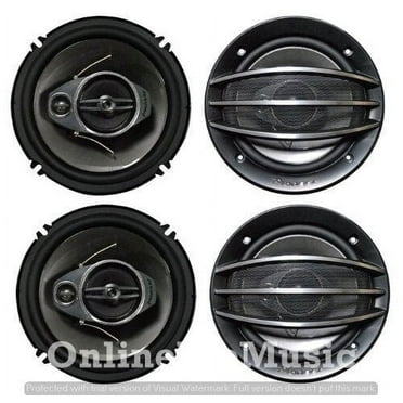 Pioneer 6-1/2 In. 3-Way Speakers with 300 Watts Max. Power (35 Watts Nominal)