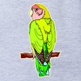 thumbnail image 2 of CafePress - FIN Peach Faced Lovebird - Cute Infant Baby Football Bodysuit, 2 of 3
