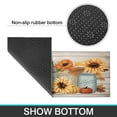 thumbnail image 7 of 2 Pieces Of Kitchen Rugs and Mats Non Skid Washable Fall (108) Kitchen Mat,Floor Cushion Waterproof Rug,Rubber Backed Area Rugs for Laundry 47*17+30*17, 7 of 7