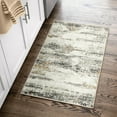 thumbnail image 2 of BERTHMEER 2'x3' Small Area Rugs for Entryway Doorway Kitchen Bedrooom Indoor Machine Washable Non-slip Rugs, Gray and Golden, 2 of 5