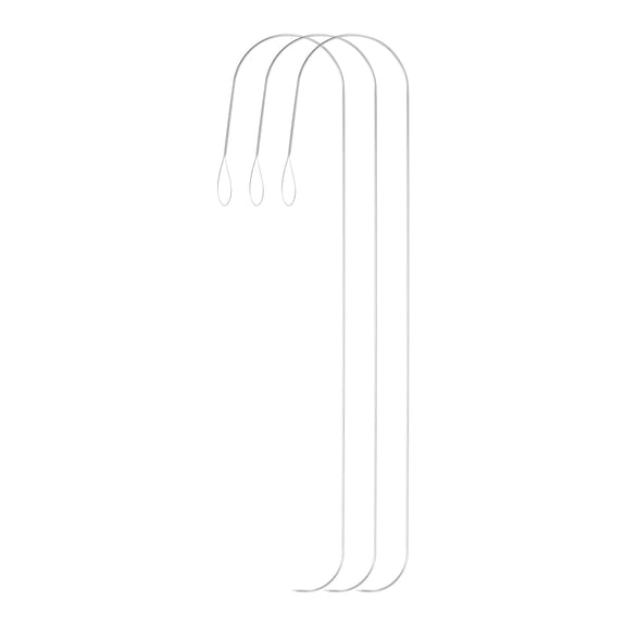 Uxcell Big Eye Beading Pin 5.5 inch Long Curved Beading Needles with Handle 3 Pack