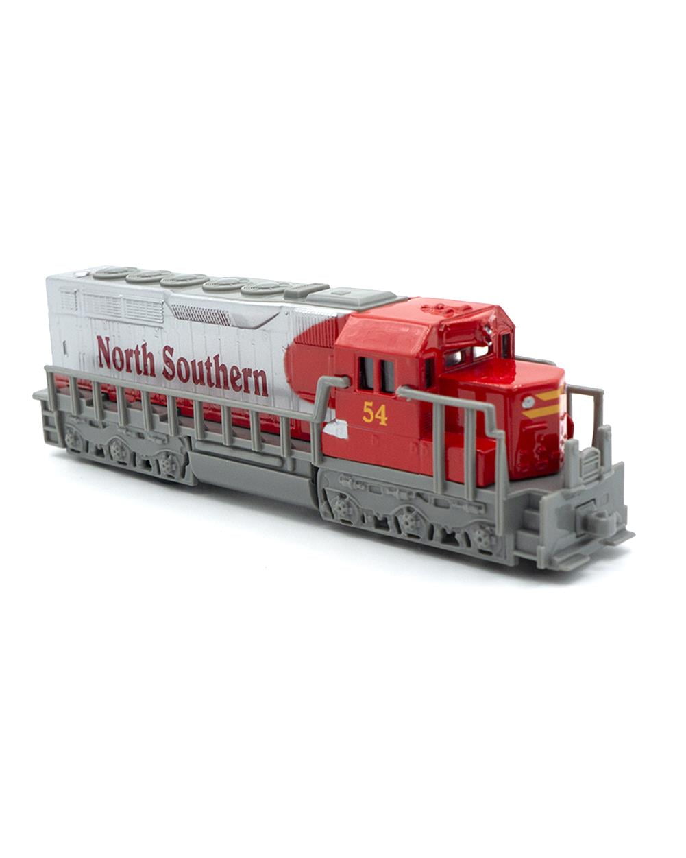 Freight Locomotive North Southern Showcasts Diecast 6.75" Red 