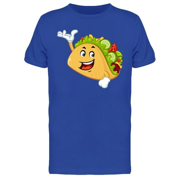 Taco With Face T-Shirt Men -Image by Shutterstock, Male x-Large