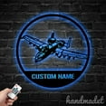 thumbnail image 5 of Handmadetneonsign Airplane Metal Wall Art Light, Aircraft Metal Sign Wall Decor, Pilot House Metal Decor 53941, 5 of 5