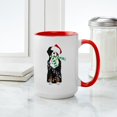 thumbnail image 4 of CafePress - Christmas Bernese Mt Holiday Dog Mugs - 15 oz Ceramic Large White Novelty Mug, 4 of 4