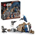 thumbnail image 1 of LEGO Star Wars: The Mandalorian Ambush on Mandalore Battle Pack, Building Toy with 4 Star Wars Minifigures, Collectible Brick Built Playset, Star Wars Gift Idea for Boys and Girls Ages 6 and Up, 75373, 1 of 6
