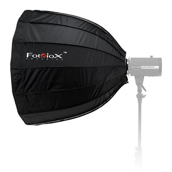 Fotodiox EZPro-Deep-28in-BronPuls 28 in. Deep EZ-Pro Parabolic Softbox with Speedring for Bronocolor, Flashman