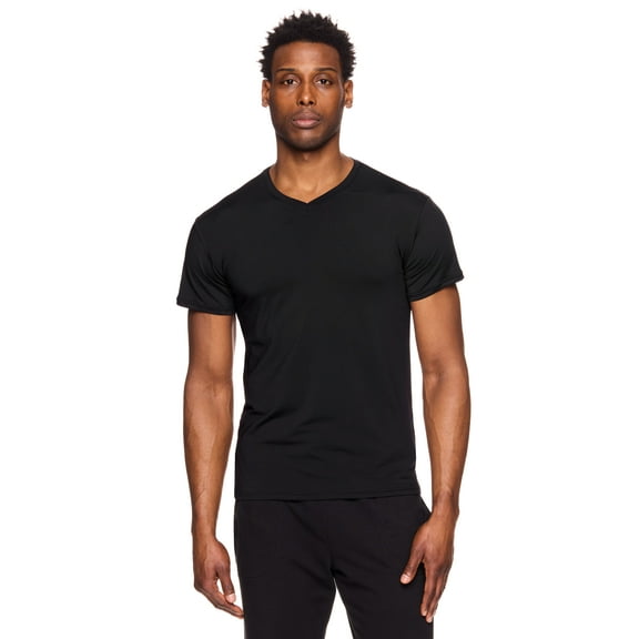 RBX Active Men's 2-Pack Quick Dry V-Neck Undershirts