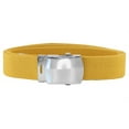 thumbnail image 3 of Yellow Adjustable Canvas Military Web Belt With Metal Buckle 32" to 72", 3 of 3