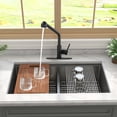 thumbnail image 4 of Kitchen Faucets with Pull Down Sprayer,Stainless Steel Single Handle Kitchen Sink Faucet with Pull Out Sprayer, 4 of 9