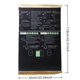 thumbnail image 1 of Tauxra Multi Functional Prayer Rug With English Arabic Recitation Guidance For Home Travel, 1 of 6