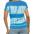 thumbnail image 2 of Lucky Brand Women's Ultra Soft Lightweight Cotton Blend Tie-Dye Print Tie Front T-Shirt Top, 2 of 2