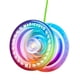 thumbnail image 5 of Paquete de 2 yoyos Magicyoyo que no responde, V10, negro, azul y plástico, responsivo, yo yo K1 degradado para niños y principiantes, yoyó de metal V10 para adultos con 12 cuerdas, funda Yoyo, 5 of 7