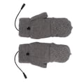 thumbnail image 3 of Heated Gloves, Heated Knit Gloves Melange Gray 3 Gears Heating  For Cold Weather, 3 of 8