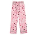 thumbnail image 7 of FDGIU ‌‌‌‌Women's Valentine Pajama Set - 2 Piece Sleepwear Long Sleeve Button Down Shirt & Pants, 7 of 7