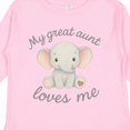thumbnail image 4 of Inktastic My Great Aunt Loves Me Elephant Boys or Girls Long Sleeve Toddler T-Shirt, 4 of 5