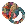 thumbnail image 2 of Naloa Butterflies On Rocky Cliff Round Bar Stool Cushion Cover 12-14 inch, Fits Kitchen, Office, Restaurant Chairs - {sizeName}14 inch, 2 of 7