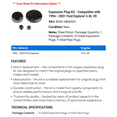 thumbnail image 2 of Expansion Plug Kit - Compatible with 1996 - 2001 Ford Explorer 5.0L V8 - Dorman, 2 of 2