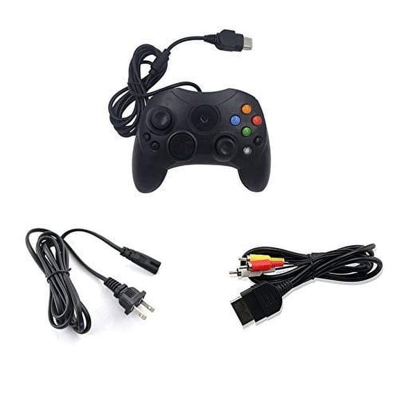 Mars Devices Bundle: Controller, AC Adapter, AV Cable Bundle for Xbox Original