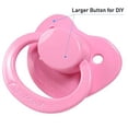 thumbnail image 2 of CutiePlusU Adult Sized Pacifier Dummy for Adult Babies-Large Shield Pink, 2 of 5