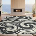 thumbnail image 2 of Design&I 8'x10' Washable Area Rug Snag-Free Large Under Fluid Asymmetrical Shape Minimalist Inspired Abstract for Dining Room, Office, Lounge, 2 of 7