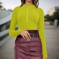 thumbnail image 2 of Long Sleeve Knit Pullover Sweater Top With Button Detail Soft Comfortable Casual Crewneck Blouse For Everyday Wear, 2 of 8