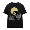 thumbnail image 1 of The Nightmare Before Christmas T-Shirt Silhouette de Lune Adulte, 1 of 6