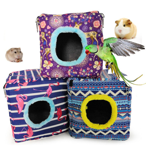 Cheers.US Warm Bird Nest House Bed Hanging Hammock Sleeping Flamingo Sika Deer Hanging Nests