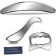 thumbnail image 1 of Masaje de herramienta de raspr, acero inoxidable Gua 3 en 1 Muscle Rhraper Tool Toat Forse Gua Sha Massage Guasha para fisioterapia, drenaje linfático, 1 of 3
