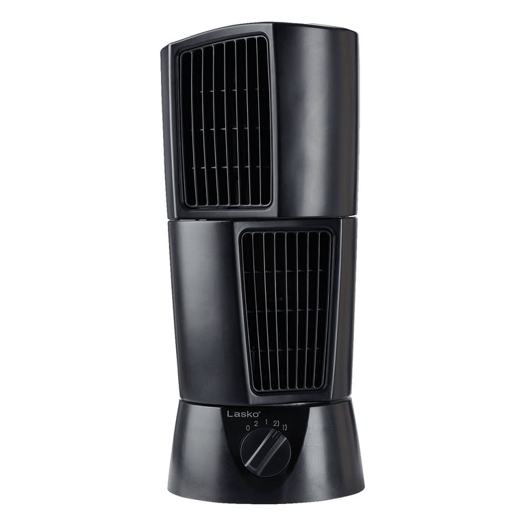 Lasko Desktop Wind Tower Oscillating Multi-Directional 2-Speed Table Fan,  T14305, Black - Walmart.com