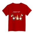 thumbnail image 4 of Toddler Girls Short Sleeve Shirts 0-24 Months 2t 3t 4t 5t 6t 7t Cotton T-Shirts Summer Basic Tees Tops Clothes for Kids Gibobby,3-4 Years,Red, 4 of 4