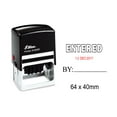 thumbnail image 1 of Self Inking Shiny Date Stamper With Entered By Text Office Stationery Rubber Stamp S-829D, 1 of 1