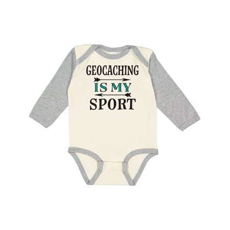 

Inktastic Geocaching is my Sport Geocacher Gift Baby Boy or Baby Girl Long Sleeve Bodysuit