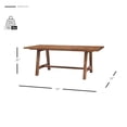 thumbnail image 4 of New Pacific Direct Bedford 79" Rect. Dining Table "A" Base, 4 of 12