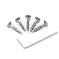 thumbnail image 3 of Replacement Top-loading Chrome 6 String Fixed Hardtail Guitar Bridge for Telecaster Guitar, 3 of 10