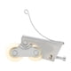 thumbnail image 3 of 2 uds polea de armario ruedas de rodillos de puerta corredera de acero inoxidable núcleo de cobre impermeable para armario muebles baño convexo, 3 of 5