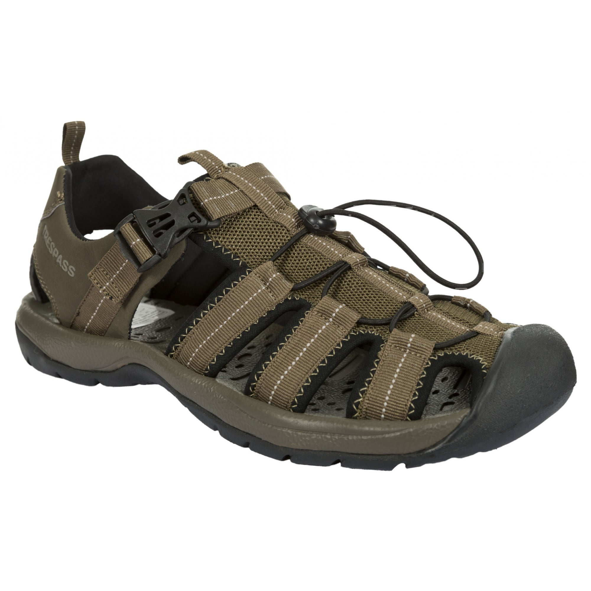 Trespass Mens Torrance Closed Toe Adjustable Outdoors Walking Hiking Sandals 