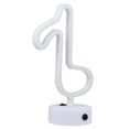 thumbnail image 2 of EeaseCA 1pc Household Decorative Night Lamp LED Music Notes Shaped Neon Lights Decor USB Dry Battery Operated Creative Lighting Lamps Without Battery (Assorted Color), 2 of 7
