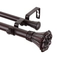 thumbnail image 1 of Rod Desyne 100-02-1606-D Blossom 1" od-Double Set Rideau Tige, 160-240", Acajou, 1 of 5