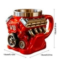 thumbnail image 3 of Engine Outer Resin With Inner Liner Stainless Steel Mug Simple And Individual Mechanical Engine Punk Cup, 3 of 8