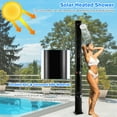 thumbnail image 5 of Costway 7.2 FT 10 Gallon Solar Heated Shower w/Adjustable Head & Foot Tap Spigot Black, 5 of 9