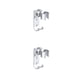 thumbnail image 1 of Naiovety Soporte para cabezal de ducha Soporte ajustable para cabezal de ducha sin perforaciones Type1 NO1, 1 of 6