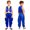 Blue, variant on Boys Halloween Party Arabian Prince Cosplay Vest Waistcoat Top with Loose Baggy Trousers Blue 16