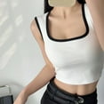 thumbnail image 5 of BLVB Women's Camisole Tank Tops Sleeveless Square Neck Cami Shirts Slim Fitted Crop Tops for Women Casual Summer, 5 of 5