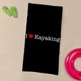 thumbnail image 3 of CafePress - I Love Kayaking - Large Beach Towel, Soft 30"x60" Towel with Unique Design, 3 of 3