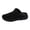 Black, variant on Mesh Orthopedic Walking Clogs Mules Shoes with Back Strap for Women Men Lightweight Breathable Athletic Arch Support Memory Foam Plantar Fasciitis Slides Sandals Light Purple Size 7