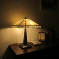thumbnail image 3 of RADIANCE Goods Tiffany-Style 2 Light Mission Table Lamp 16" Shade, 3 of 5