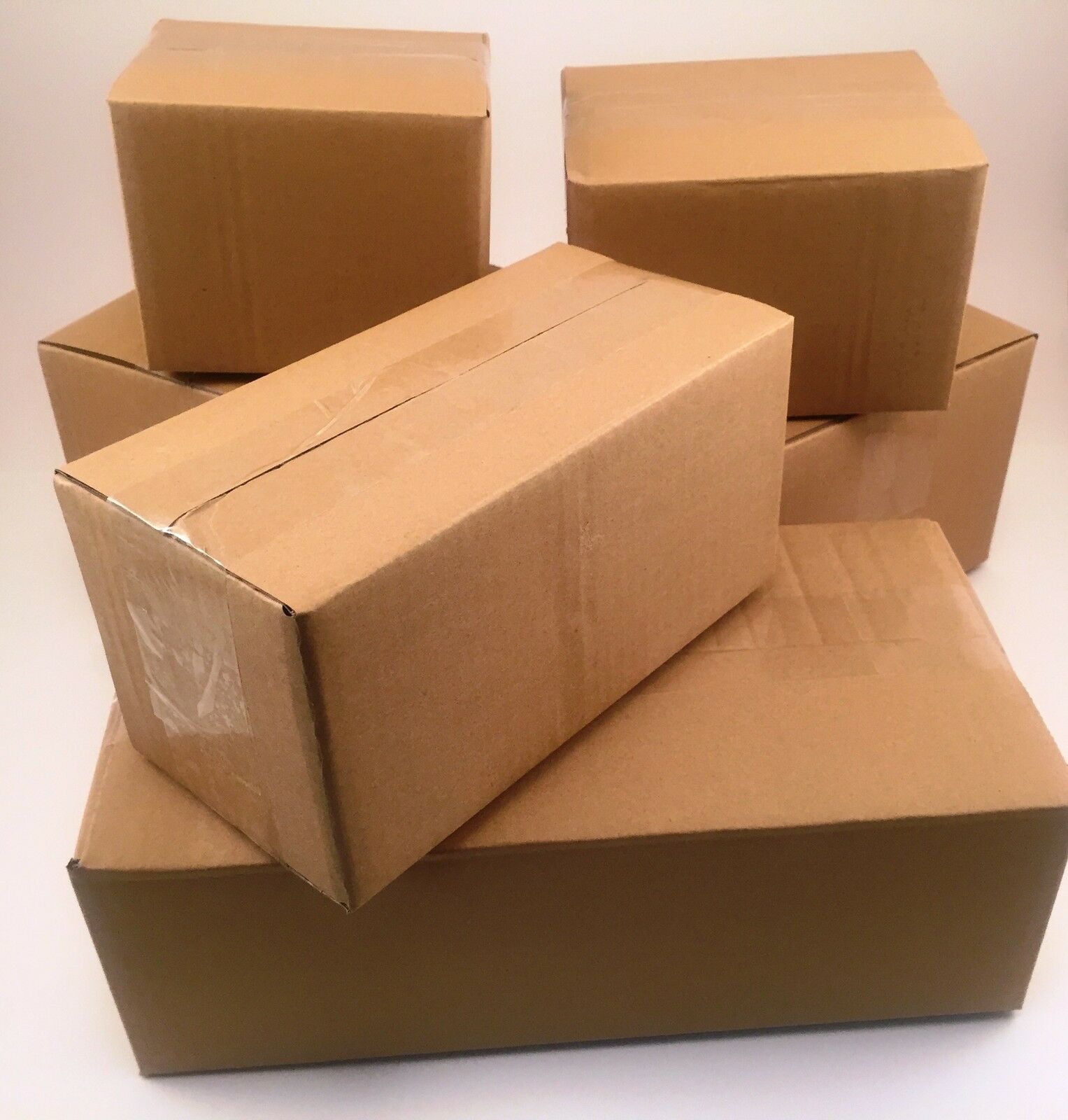 50 6x6x4 Cardboard Paper Boxes Mailing Packing Shipping Box Corrugated Carton 