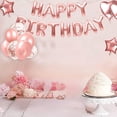 thumbnail image 4 of Combinación de Globo de Papel de Aluminio Oro Rosa,para Fiesta Globos de Cumpleaños Mujer,Decoración de Pared de Fondo de Fiesta, 4 of 4